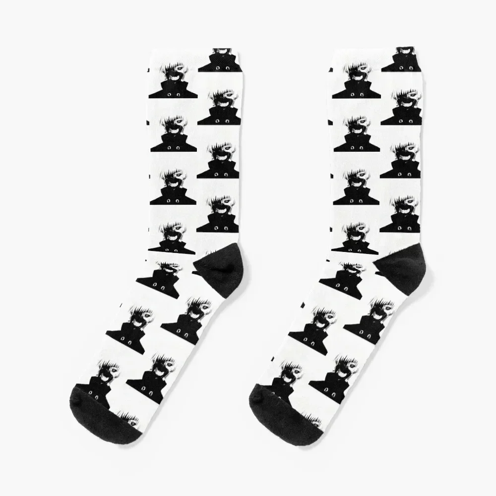 

Ken Kaneki Monochrome Socks gift bright garter cute Wholesale Socks For Man Women's