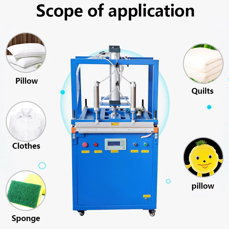 Voor Knuffels Comprimeren Verpakkingsmachine Kussen Kussen Vacuüm Compressor Schuim Spons Kompres Balenpers Machine
