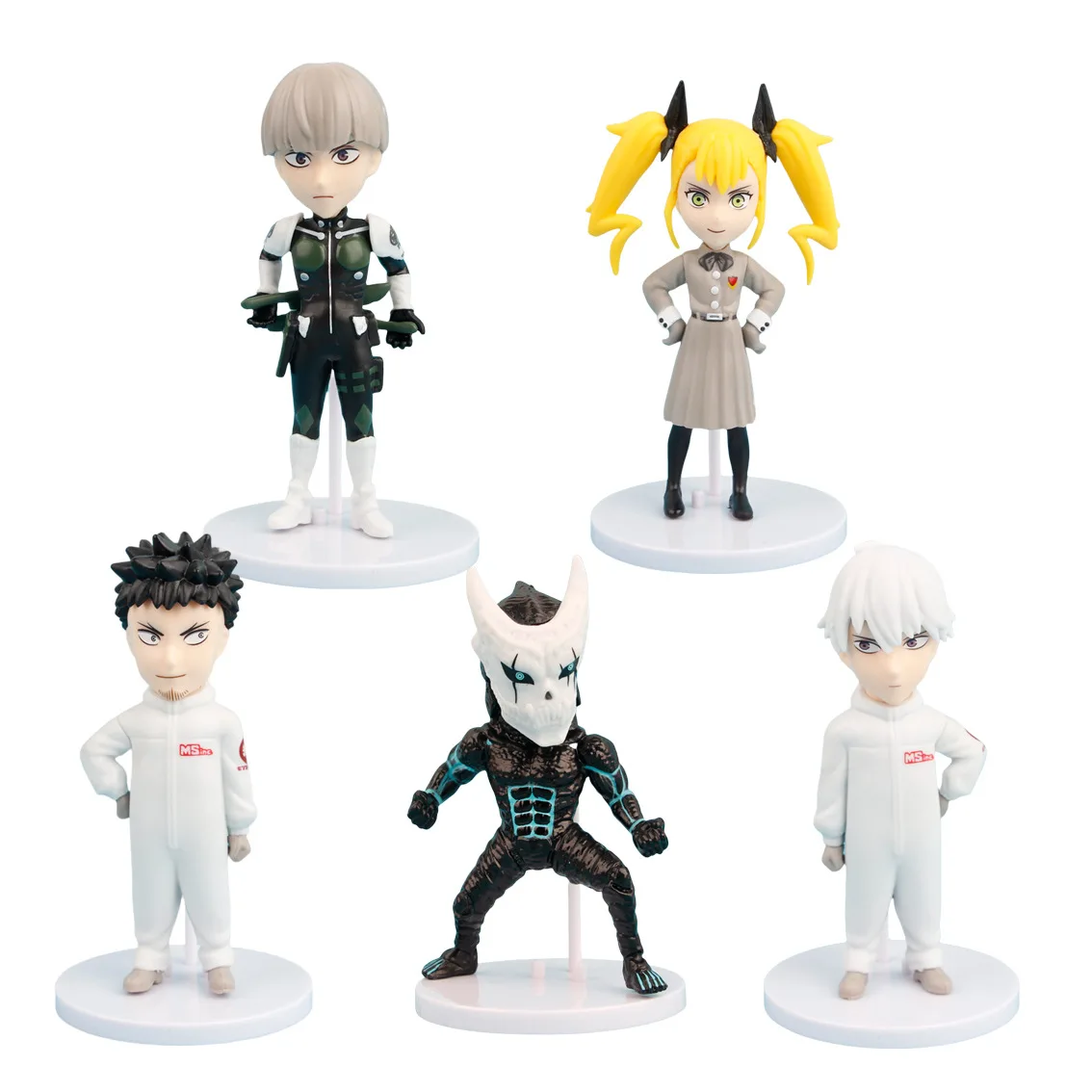 5pcs/set Amine Kaiju No. 8 Characters Action Figure Toys 10cm