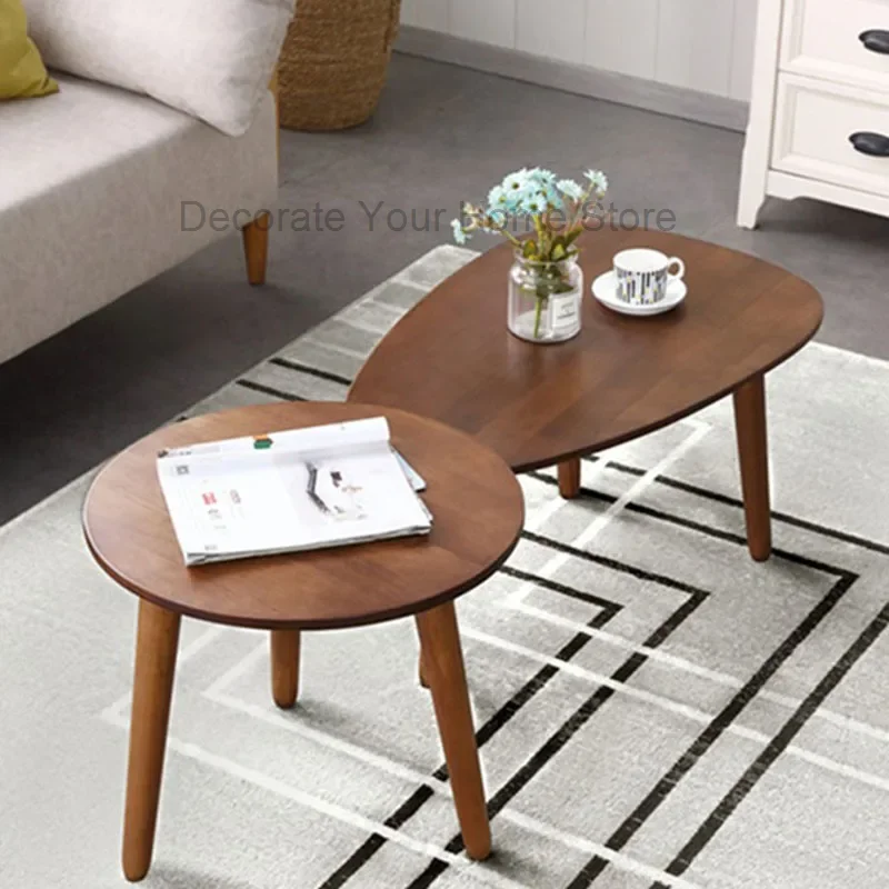 다기능 원목 커피 테이블 이미지