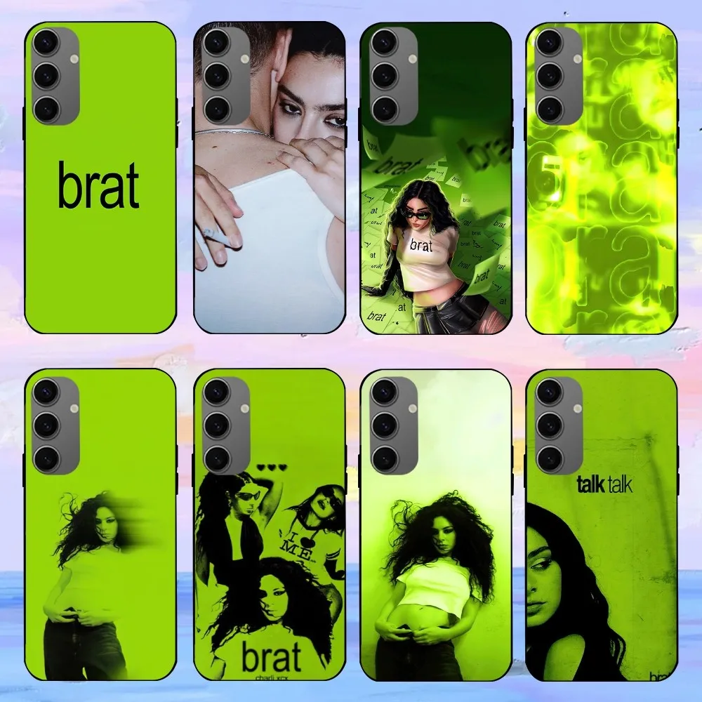 Singer C-Charli X-XCX B-BRAT Phone Case For Samsung Galaxy A91 A80 A72 A50 A30 A22 A20 A21 Shell