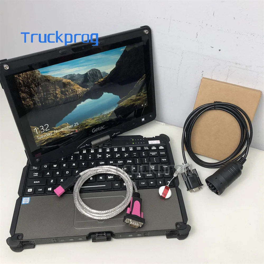 Getac Laptop LiDIAG SCULi 2.14 USB Key Dongle for Liebherr Diagnostic Tool for Liebherr Cranes Excavators Construction Machinery