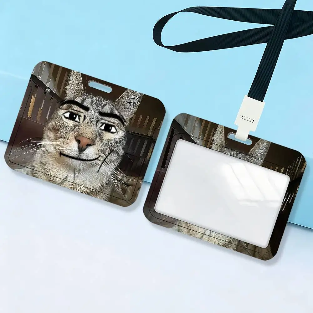 Funny Silly Cat Meme Zazu Card Holder Cardcase Home Use Bank Credit Student ID Subway Work Permit Protective Sleeve