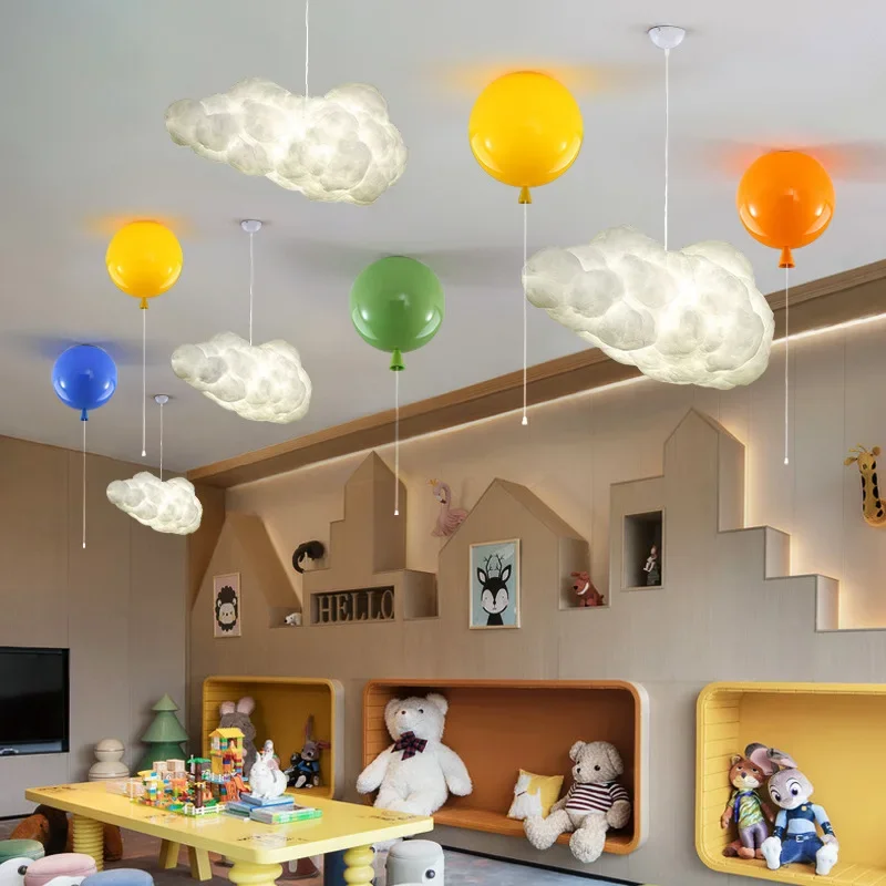 Bunte Ballon Wand leuchten e27 Schlafzimmer Foyer Studie Wohnzimmer Korridor Hotel Wand leuchte Innen beleuchtung Kinder Nachtlicht