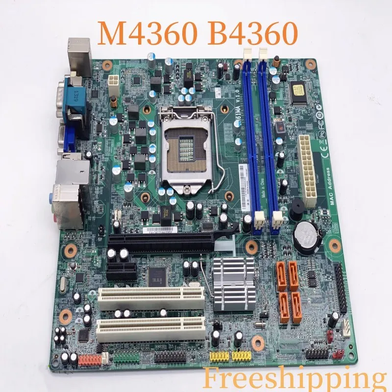 

IH61MA For Lenovo Qitian M4360 B4360 Yangtian T4900D Motherboard DDR3 Mainboard 100% Tested Fully Work