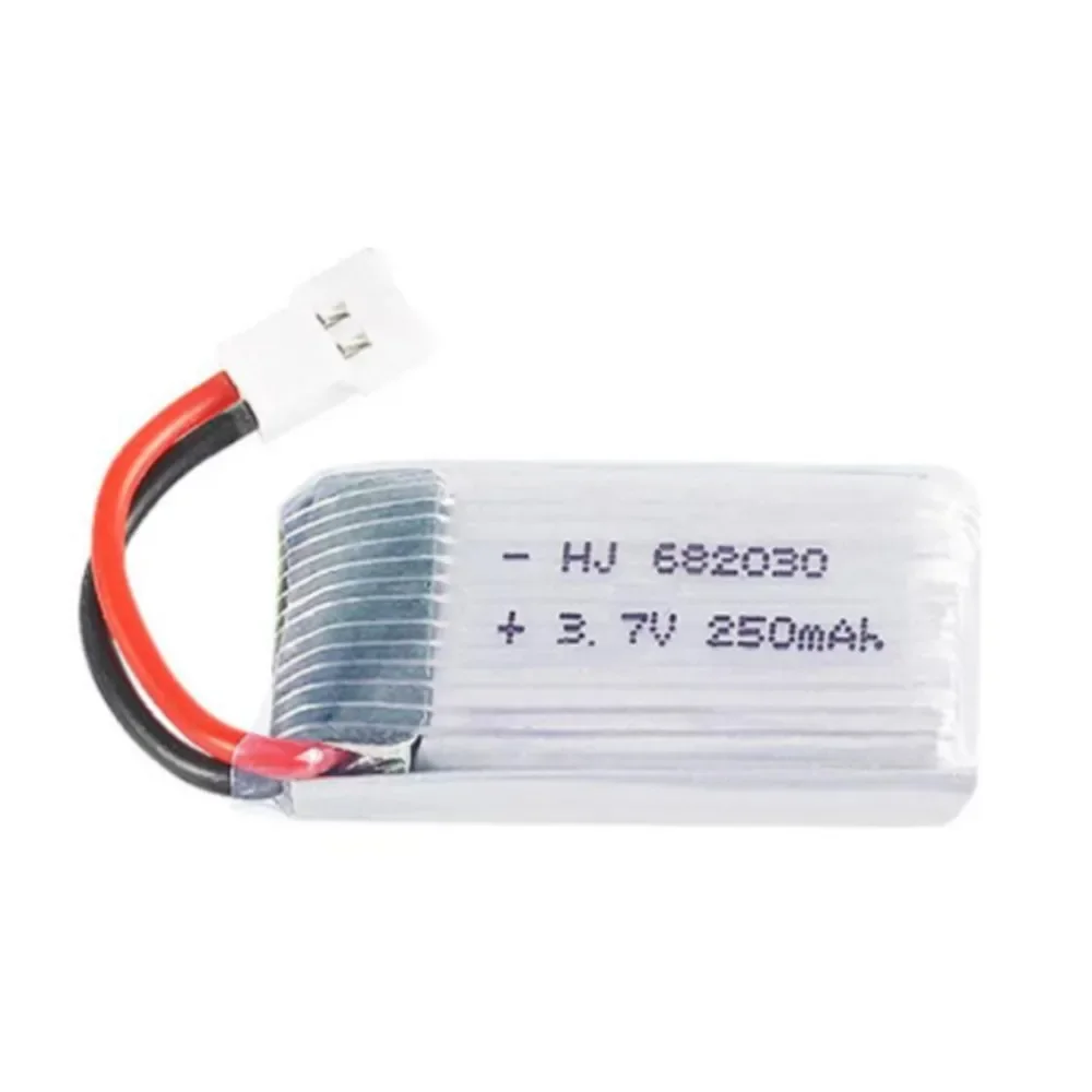 High Capacity RC Drone Battery Charger 682030 3.7V 250mAh Lipo Battery For Syma X11C MJX X701 U830 FY310