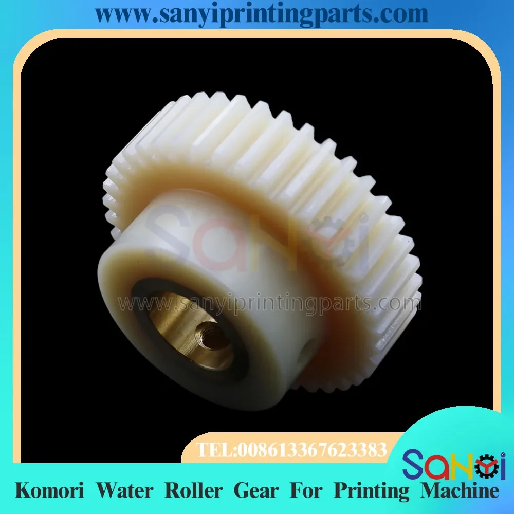Best Quality Komori Water Roller Gear 28 29 31 32 34 36 37 38 40 Teeth Nylon For Printing Machine Parts