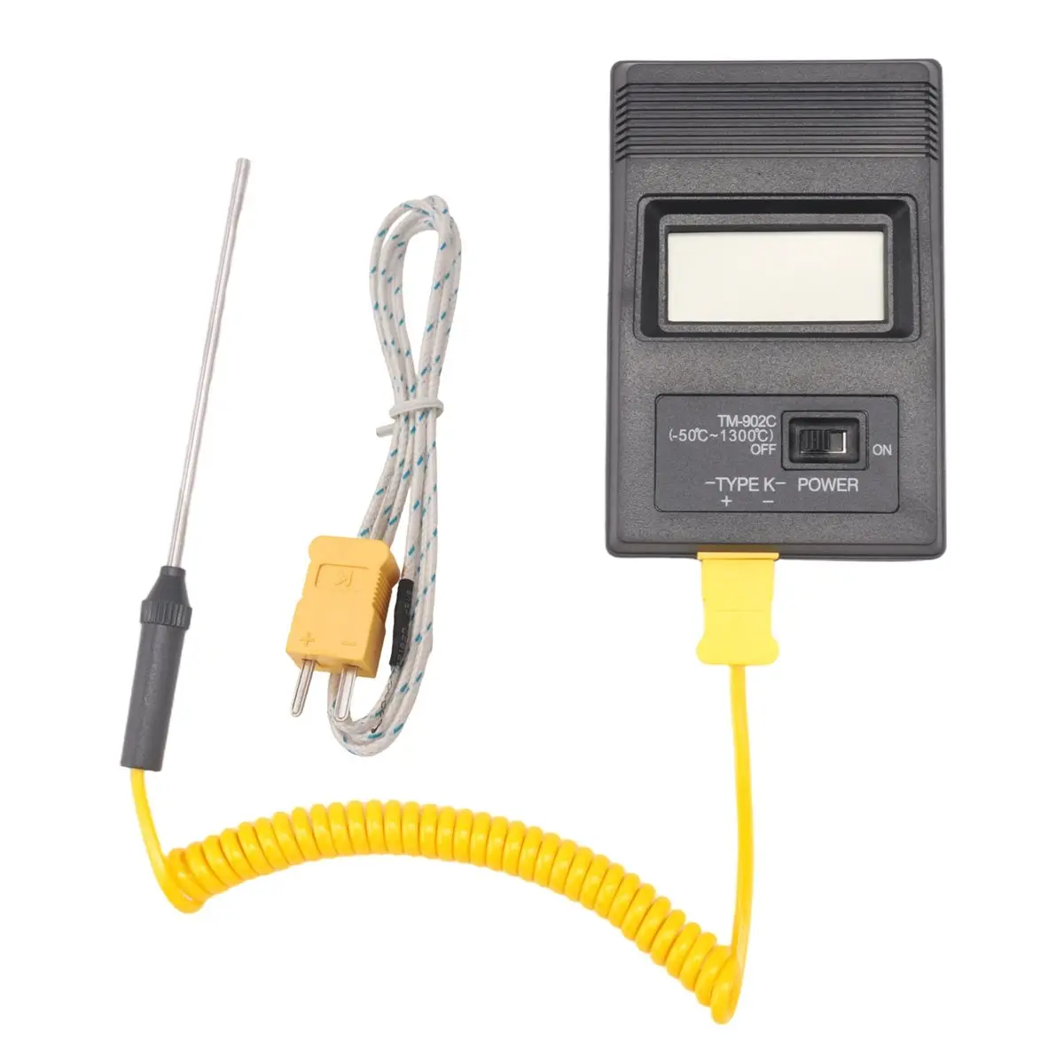A47UNEW TM-902C(-50 Celsius to 750 Celsius) Temperature Meter TM902C Digital K Type Thermometer Sensor + Thermocouple Pr