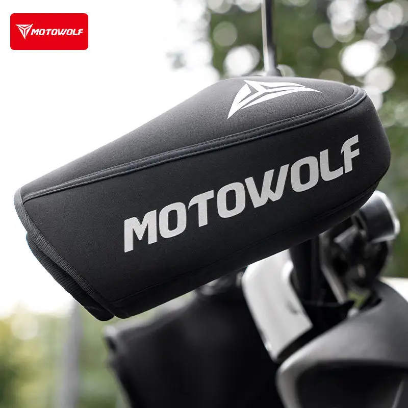 Motorcycle Riding Handlebar Cover Windshield Warm Waterproof Hand Guard Electric Vehicle Handhandle Winter Warm Car Handle Cover