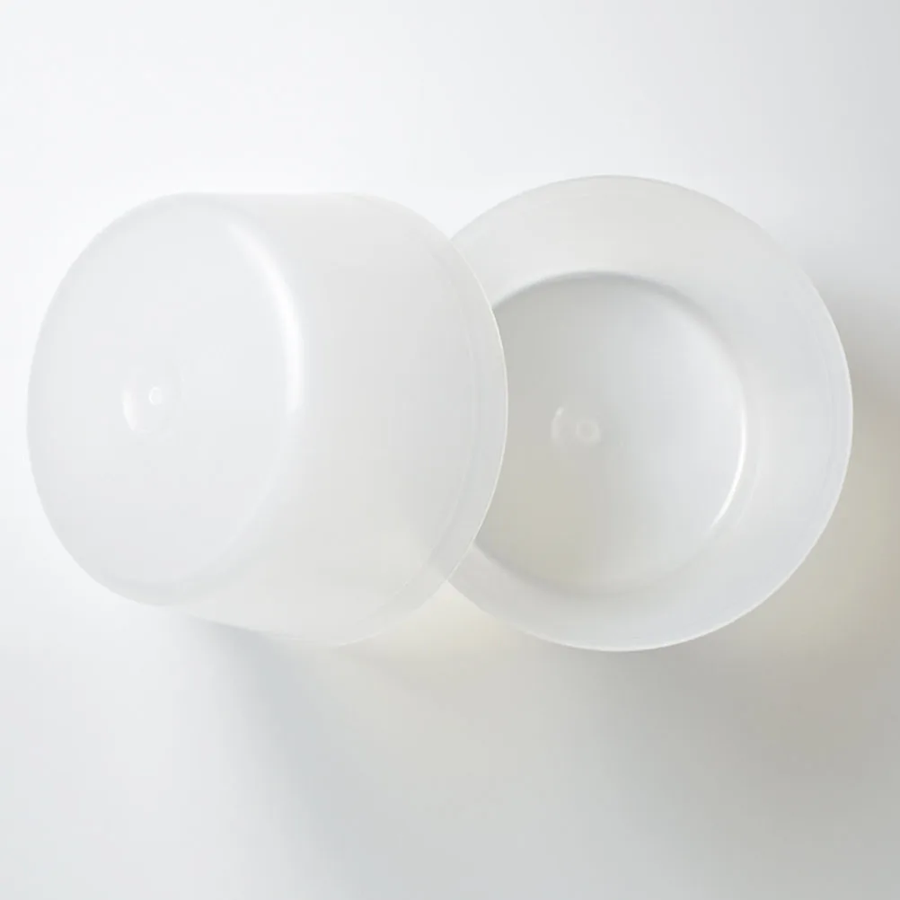 

2Pcs White Plastic Sauna Barrel Liner Bathing Bucket Insert Spa Accessory Reusable Storage Container Durable Multi functional