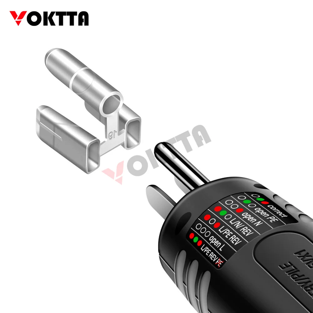 Multifuncional Teste Pen Socket Tester, A3012, Teste Inteligente, Breakpoint, Display Digital, Medidor de Fase, 2 em 1