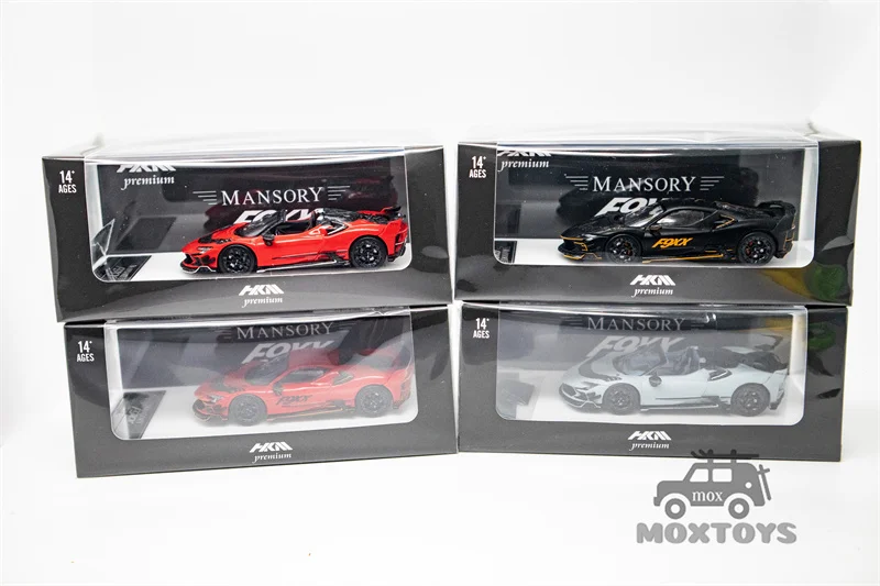 HKM Premium 1:64 Mansory SF90 F9XX Stradale hardtop / Spider convertible Diecast Model Car