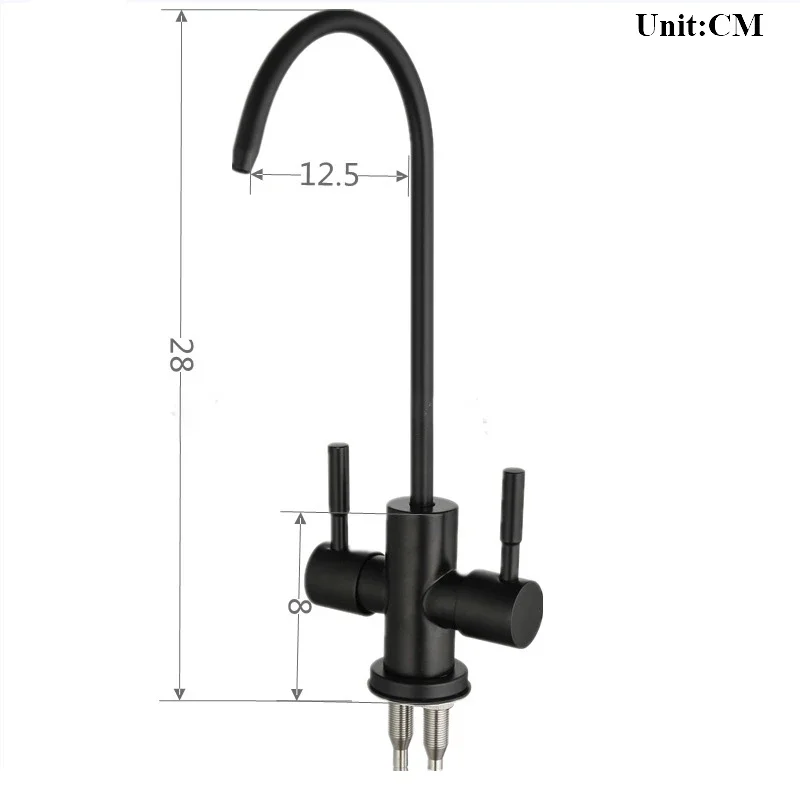 Imagem -06 - Dupla Interruptor Cozinha Água Filtro Torneira Osmose Reversa Filtros Mangueira Purificador Peças Direto Beber Bar Pia Torneira Conectar