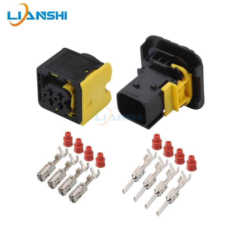 1-1418390-1 1-1703818-1 Suitable for new energy vehicles nitrogen oxygen sensor controller wiring harness plug 4pin connector