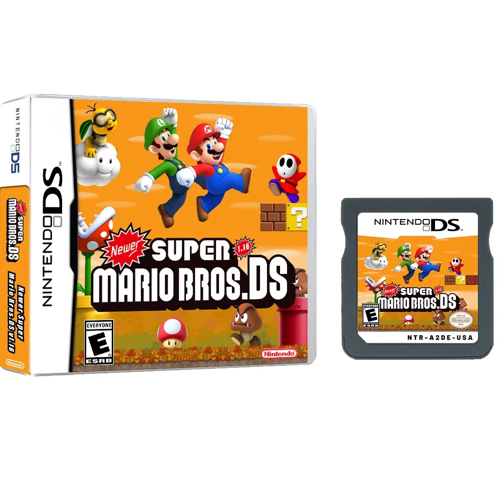 Newer Super Mario Bros. NDS Game Card Fan Art Cartridge US Version English  The Best Gift