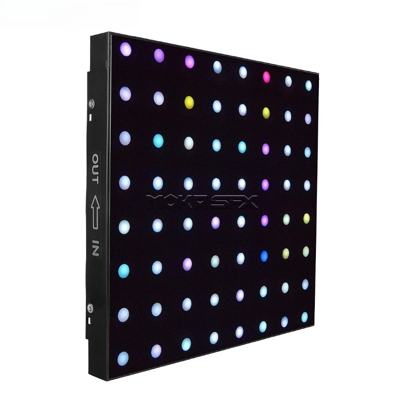 

Интерактивный магнитный светодиодный видеоэкран 8x8 пикселей для ночных клубов и свадеб, цветной, светоизлучающий, для танцпола