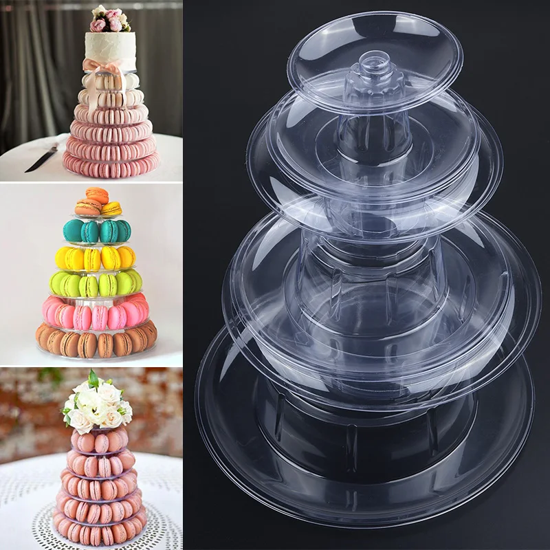 

Adjustable tiers Stackable tiers 6 Tiers Plates Macaroon Stand Tower Stand Display Hand washable Display Stand reusable Wedding