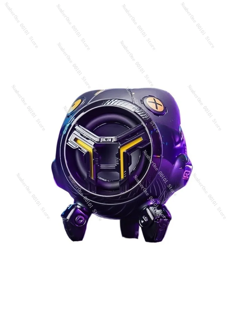 Mini Mecha Bluetooth Speaker, Portable Desktop Speaker with High Sound Quality, Compact Bluetooth Speaker for Home Office Use