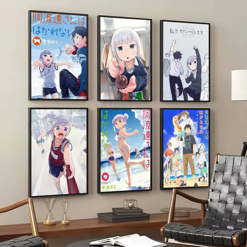 Anime Aharen San Is Indecipherable Posters Living Room Bar Cafe Quality Canvas Vintage Style Comics Painting Art Home Wall Decor