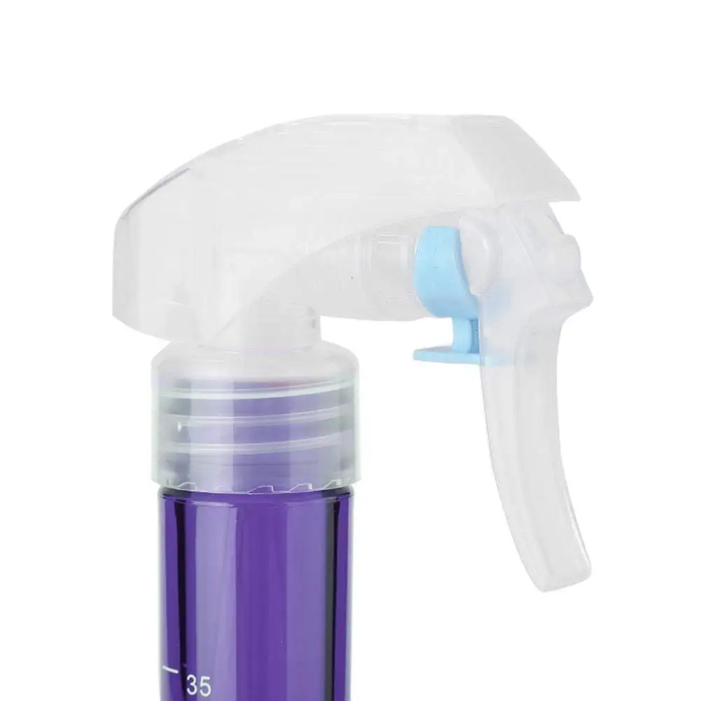 Transparente, farbenfrohe Hochdruck-Sprühflasche, tragbares Mini-Daumen-Design für Schönheitssalon-Werkzeuge – Detail 5