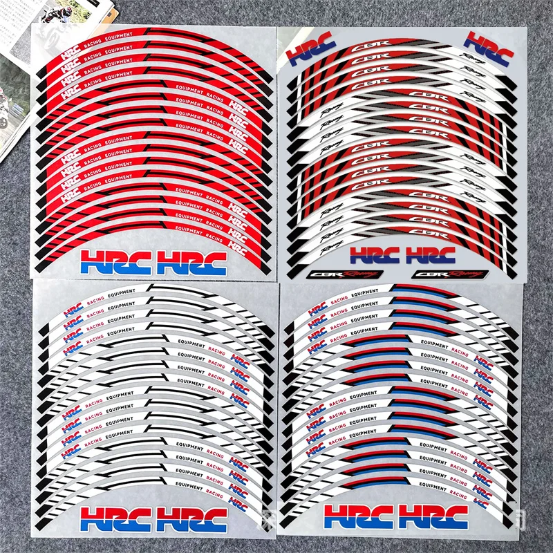 

HRC CBR Wheels Rim Stickers Motorcycle For HONDA RR Racing CBR1000rr CBR600rr CBR650r CBR500r CBR250r 1000rr 600rr 650r 1000 600