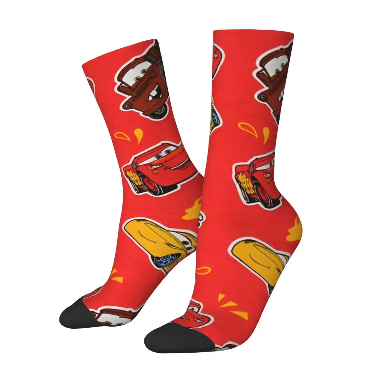 

Girl Lovely Socks Lightning Mcqueen Product Comfortable Socks Suit For All Season