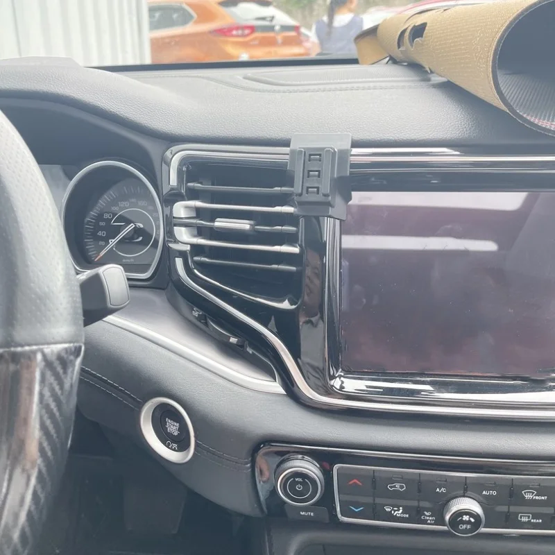 For Jeep Grand Commander 2018-2022 Car Phone Holder Wireless Charging Dedicated Fixed Base Bracket Auto Interior Accessories