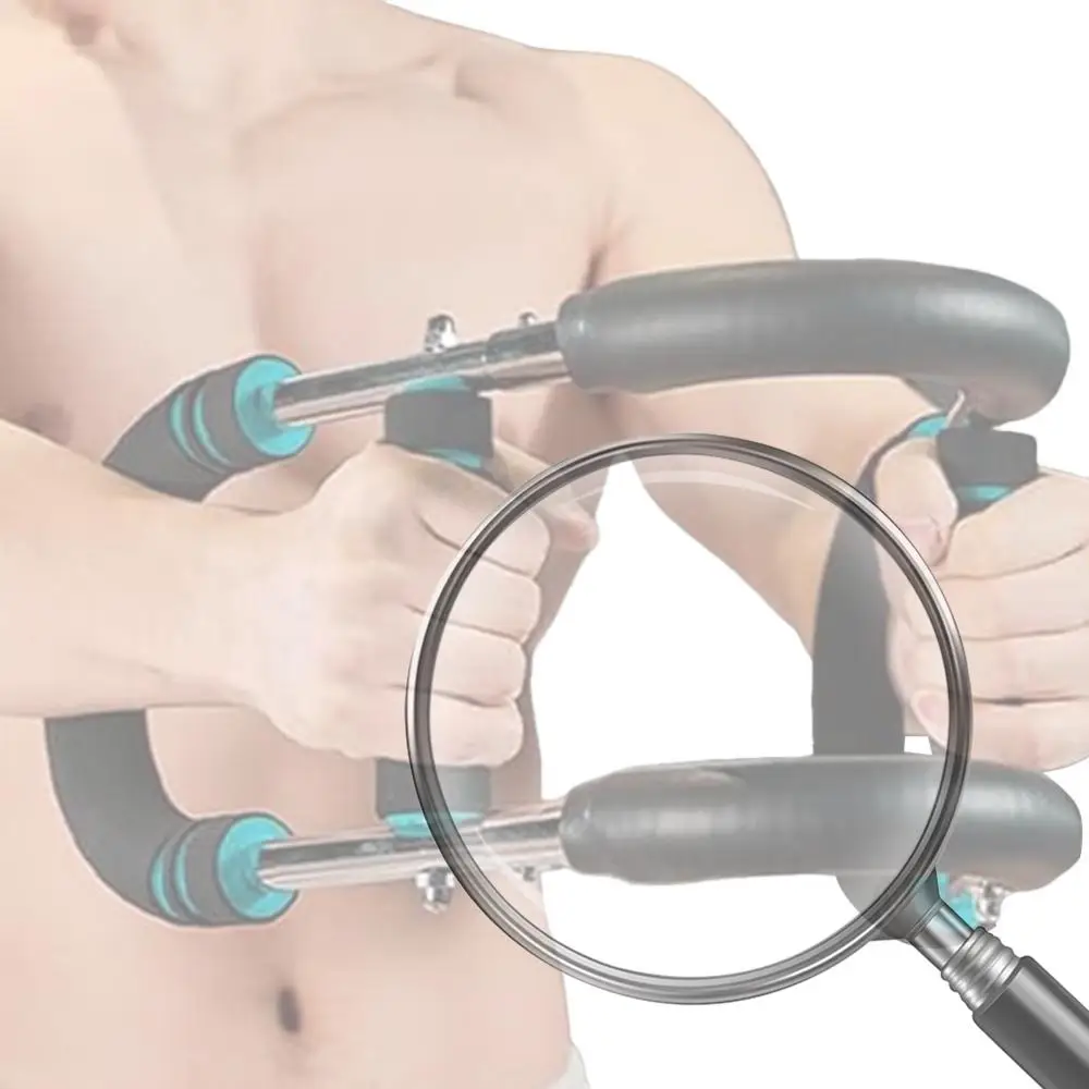 

Twister Arm Trainer Adjustable Chest Workout Equipment Detachable U-Shaped Arm Trainer Spring Resistance Home Fitness Equipment