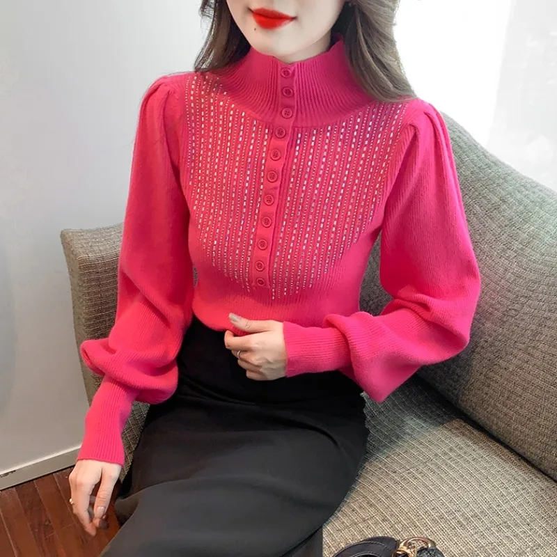 

Fashion Turtleneck Pullover Knitwear Women's Clothing Autumn Winter 2022 new Fashionable Long Sleeve Bottoming Shirt Top