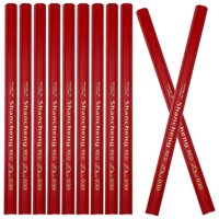 20 Pcs Red Hex Pencil Carpenter Pencils for Construction Marking Tool Carpentry Wooden Bulk Mason