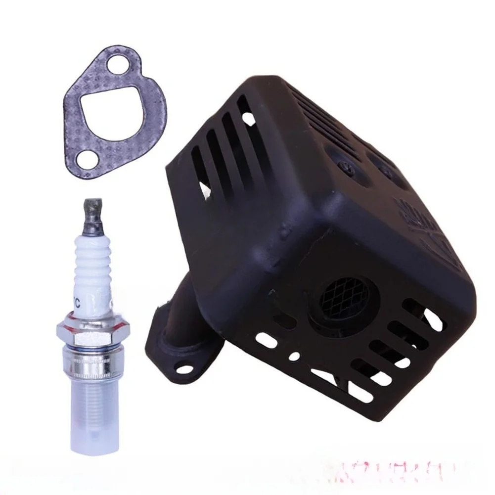 

Muffler System Kit with Exhaust Gasket and Spark Component for For HONDA For GX160 For GX200 Water Pump Installations