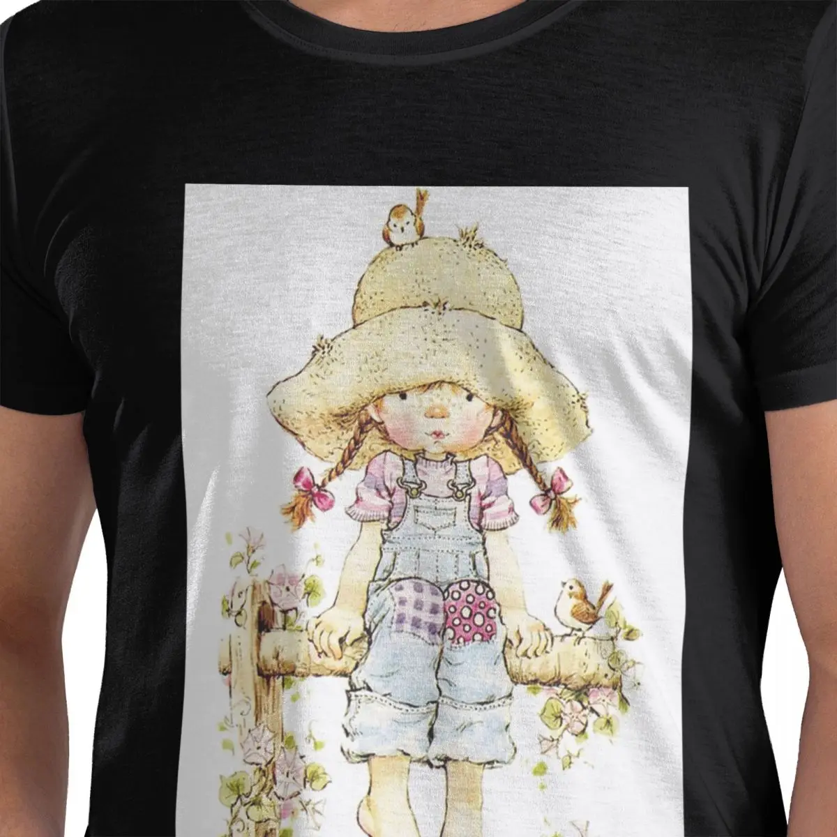 

Kawaii Sarah Kay футболка из 100% хлопка, мужские модные футболки, мужские футболки с круглым вырезом и коротким рукавом, S-6XL