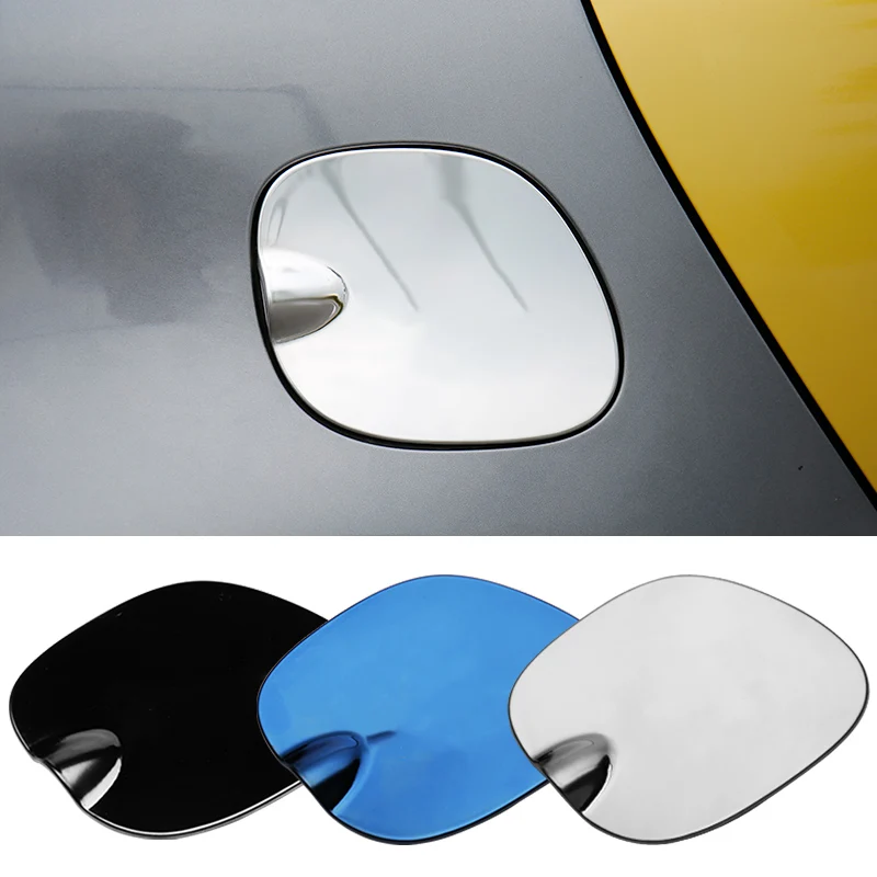 

Стайлинг автомобиля, наклейки на крышку топливного бака из нержавеющей стали, авто, крышка топливного бака, декоративные наклейки для Smart 453 Fortwo Forfour