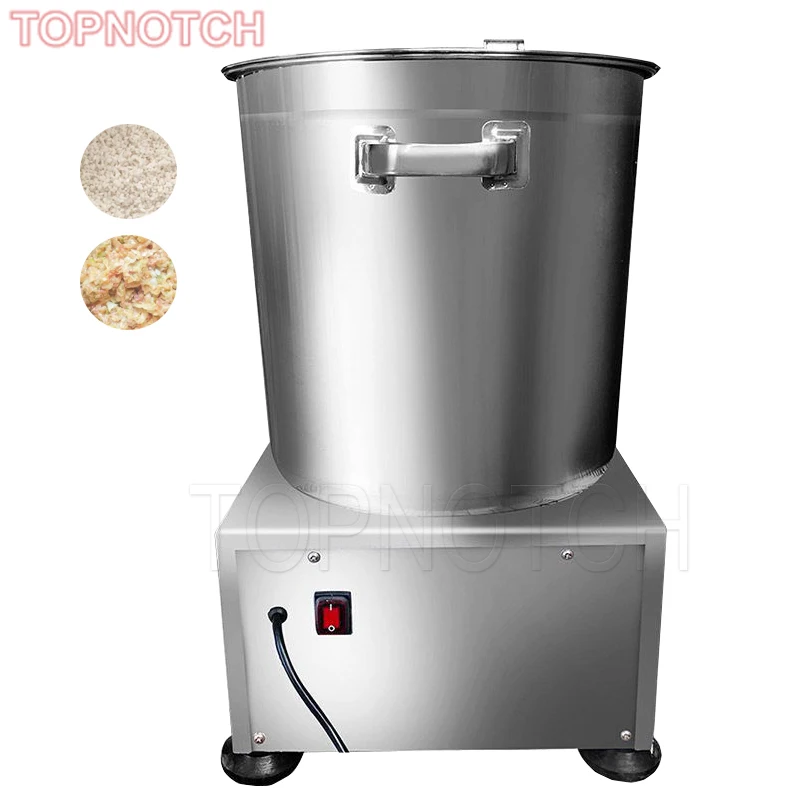 Electric Stainless Steel Commercial Salad Spinner Vegetable Water Oil Spinning Dehydration Machine