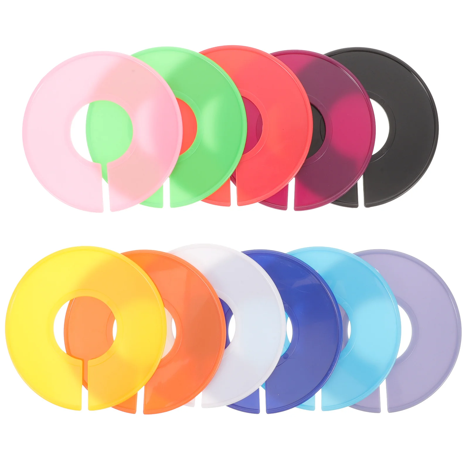 11 قطعة فواصل حجم الملابس مستديرة فارغة الملابس المنظم مقسم لخزانة خزانة شماعات حلول التخزين المنزل