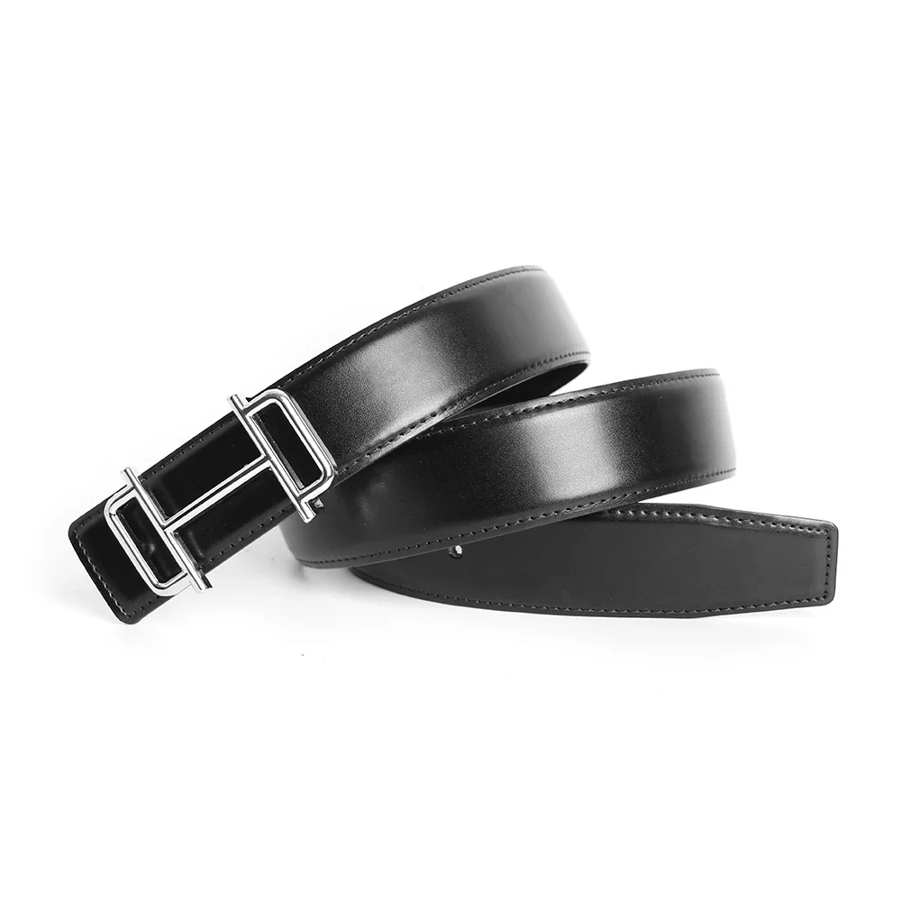 Fashion Luxury Designer Pin Buckle Belt Men High Quality Women Genuine Real Leather Dress Strap for Jeans Waistband Western Goth