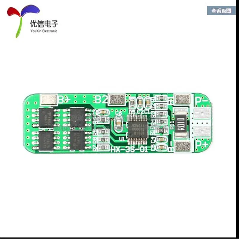 3 series 12V18650 lithium Battery Protection Board 12.6V Current 6A/anti OverCharging and Discharging