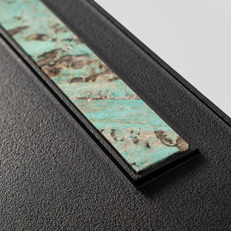 Hospitality Rectangle Tea Tray Chinese Stone Office Living Room Storage Tea Tray Drainage Coasters Bandejas Home Decorationgs