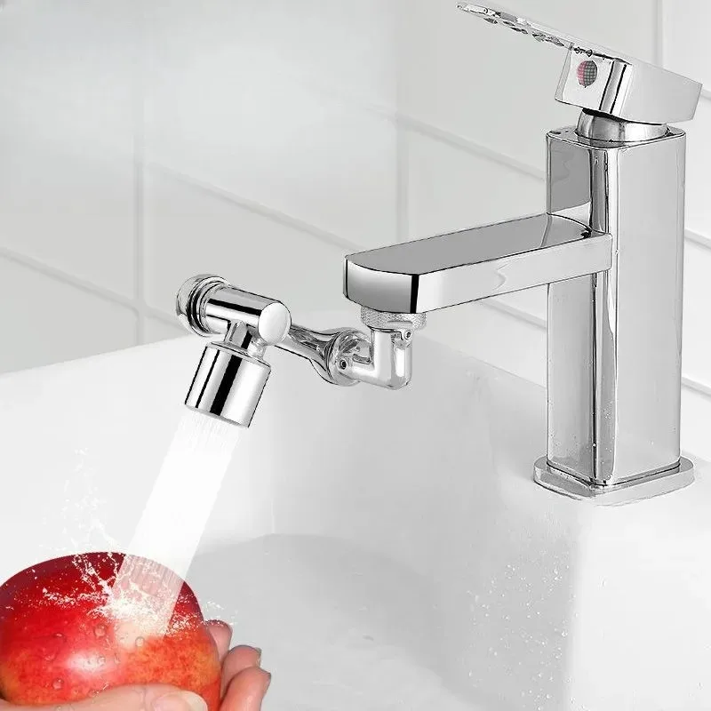 

1440°Kitchen Scalable Metal Faucet Aerator Bathroom New Tap Splash-proof Bubbler Faucet Filter Nozzle Tap Saving Water Extender