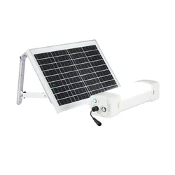 Solar Batten Light with Daylight Sensor Waterproof IP65 for Outdoor parking lot Bus platform gazebo