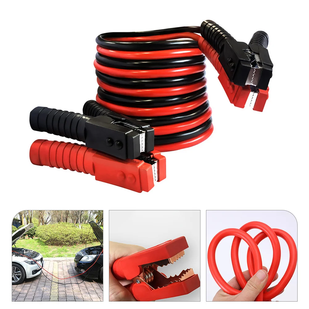 

3-метровые сверхмощные соединительные кабели 2500A, зажимы типа «крокодил» для автомобиля, аварийная усилительная линия, силовой провод для внедорожников, грузовиков