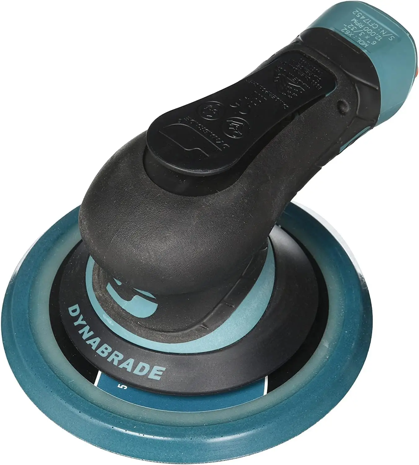 

Extreme 6" (152 mm) Diameter Random Orbital Sander, Non-Vacuum, Vinyl Pad Face | Proportionate 3/32" (2.5 mm) Diameter Orbit | 1