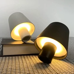 Wireless Bottle Table Lamp Touch Control of 3 Colors and Stepless Dimming Night Lamp Suitable for Bar Wine Bottles Desk Lights