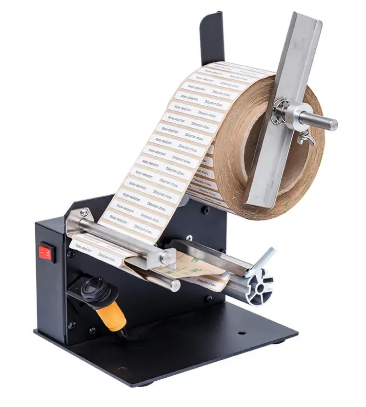 D42 Optical Fiber Sensor label stripping  machine ,non -drying, transparent label fully automatic separation label machine