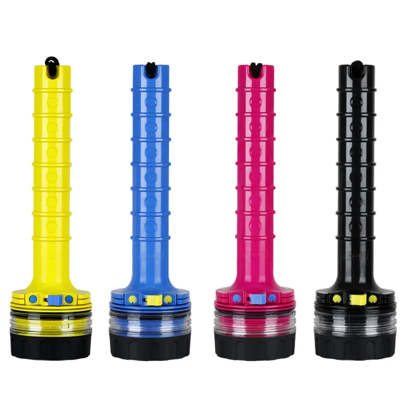 Diving Flashlight Professional Underwater Lighting Deep Diving Waterproof Strong Light LED Outdoor Long-distance Shooting