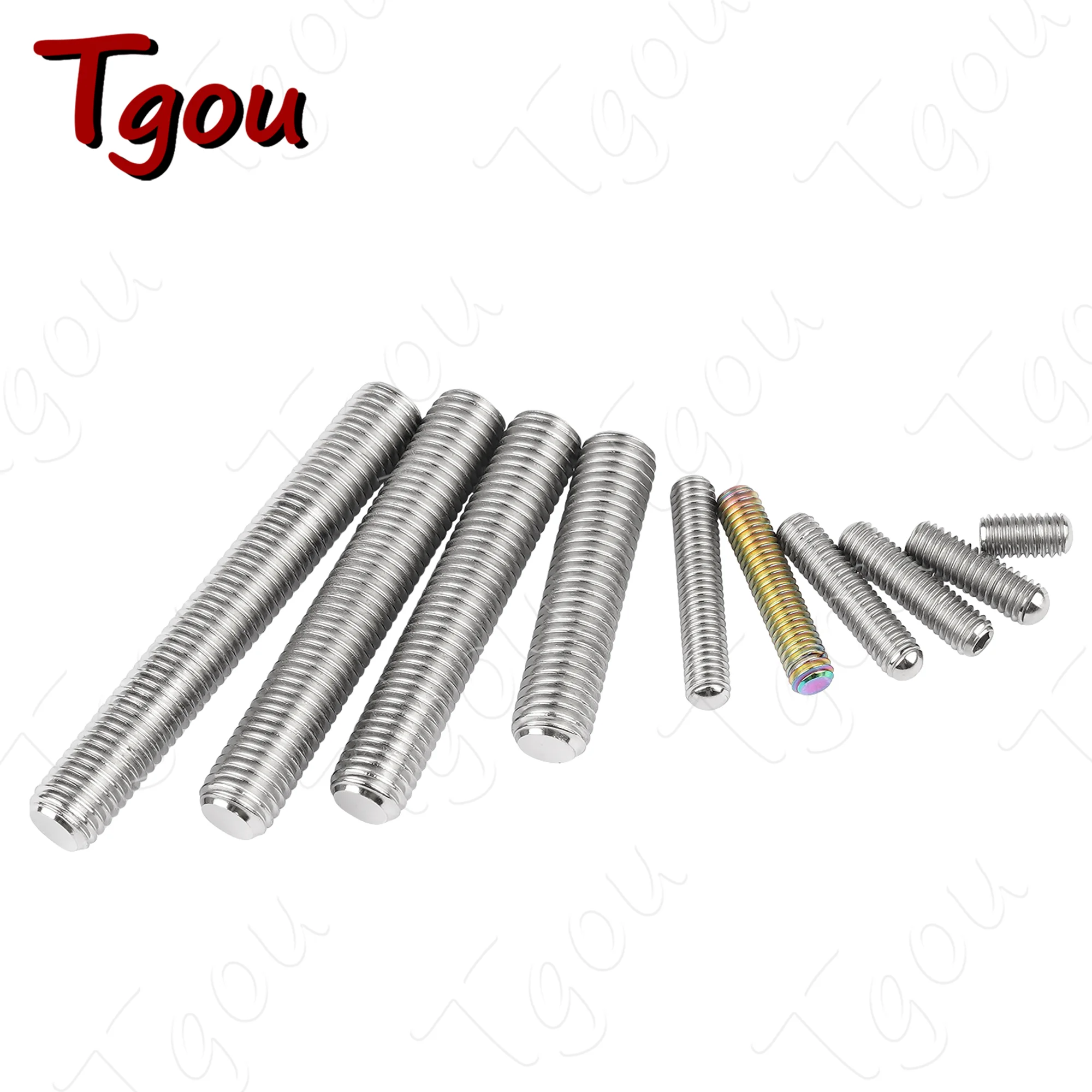 Tgou Titanium M4/M7  Socket Head Headless Set Screw for Bicycle Motorcycle Fasteners