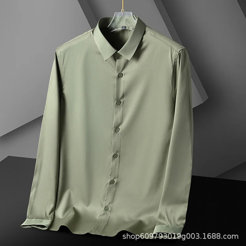 

837Groom's autumn long-sleeved shirt business professional formal fashion wear