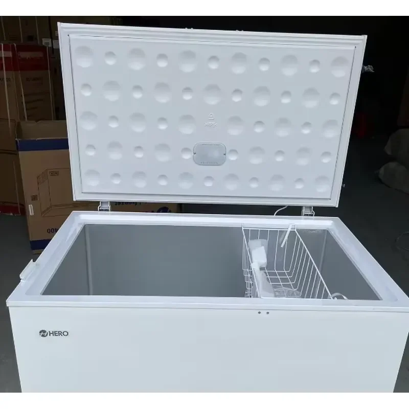 For D Ultra-low Price 398L Large-capacity Horizontal Freezer Freezing Ice Cream Meat Commercial Refrigerator for