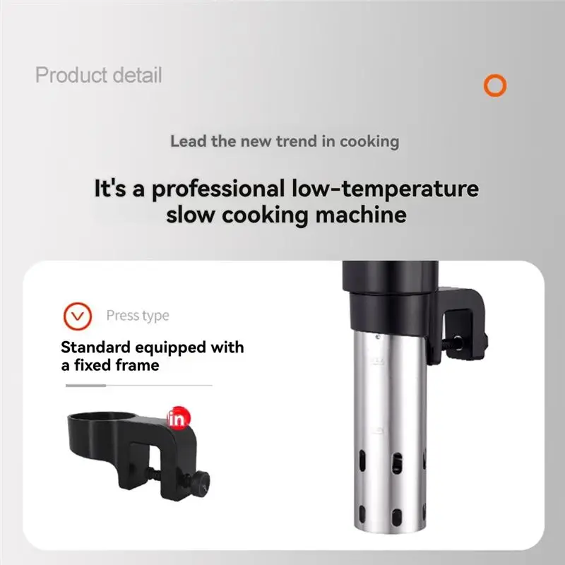 A38T-Precision Sous Vide Slow Cooker For Home Use For Steak-Like Low-Temperature Cooking Ideal For Kitchen Cooking UK Plugs UK P