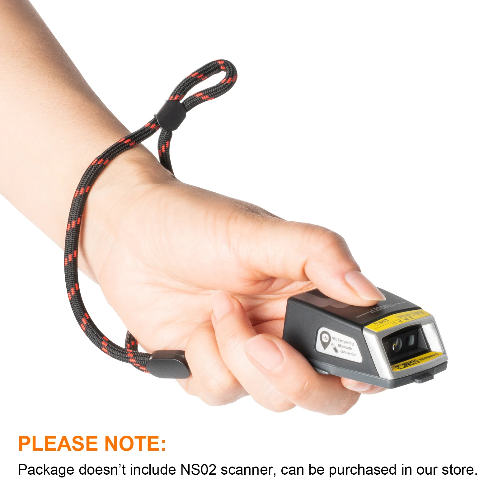 Wireless 2D SE4107 Waterproof Shockproof Wearable Glove Bluetooth Barcode Scanner Suitable for Warehouse Receiving and Shipping
